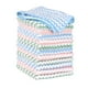 thumbnail image 1 of Pa?o de limpieza de microfibra REGALWOVEN, paquete de 12, trapos altamente absorbentes sin pelusa, toallas de limpieza reutilizables y lavables, tama?o 12" x 12", 1 of 1