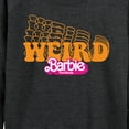 thumbnail image 3 of Barbie The Movie - Stacked Weird Barbie - Women's Lightweight French Terry Long Sleeve Shirt, 3 of 5