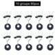 thumbnail image 1 of Space 10 Group Set Goma Beans Stopper para pesca de carpa (cilindro M) 60 uds., 1 of 7