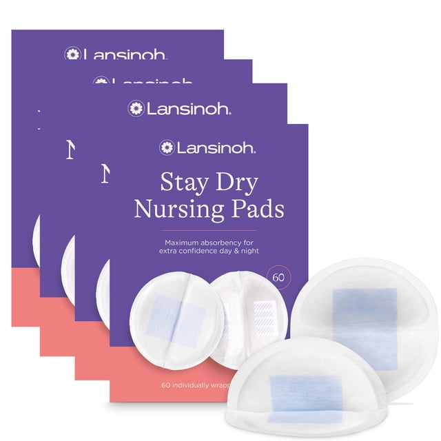 Almohadillas de lactancia desechables Lansinoh Stay Dry, 240 unidades