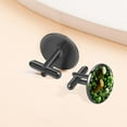 thumbnail image 6 of Saint Patrick's Day Elegant Dress Shirt Cufflinks Set, Men's Stainless Steel Cufflink for Formal Attire, 6 of 6