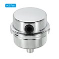 thumbnail image 3 of Unique Bargains G1/4 Air Compressor Silencers Filter, 2 Pack Intake Muffler, Silver Tone, Yellow, 3 of 5