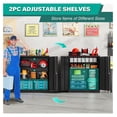 thumbnail image 5 of 36 inch Metal Storage Cabinet with Doors and Shelves,Small Garage Storage Cabinet with Lock,Black Metal Cabinets with Locking Doors for Home,Office,Short Garage Cabinets, 5 of 7