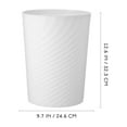 thumbnail image 2 of VERDANVERSE Living Room Trash Bin White Plastic Stylish and Practical Waste Storage Bucket, 2 of 8