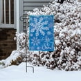 thumbnail image 4 of Briarwood Lane Glistening Snowflakes Winter Garden Flag, 4 of 4