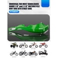 thumbnail image 2 of Protecciones de manos para moto JFG RACING universales 30 x 12 x 8 cm verdes, 2 of 9