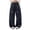 Navy, variant on yueewhu Embroidery Puppy Baggy Barrel Sweatpants Casual Y2K Elastic Drawstring Unisex Wide Leg Pants Lantern Trouser (Grey, M)