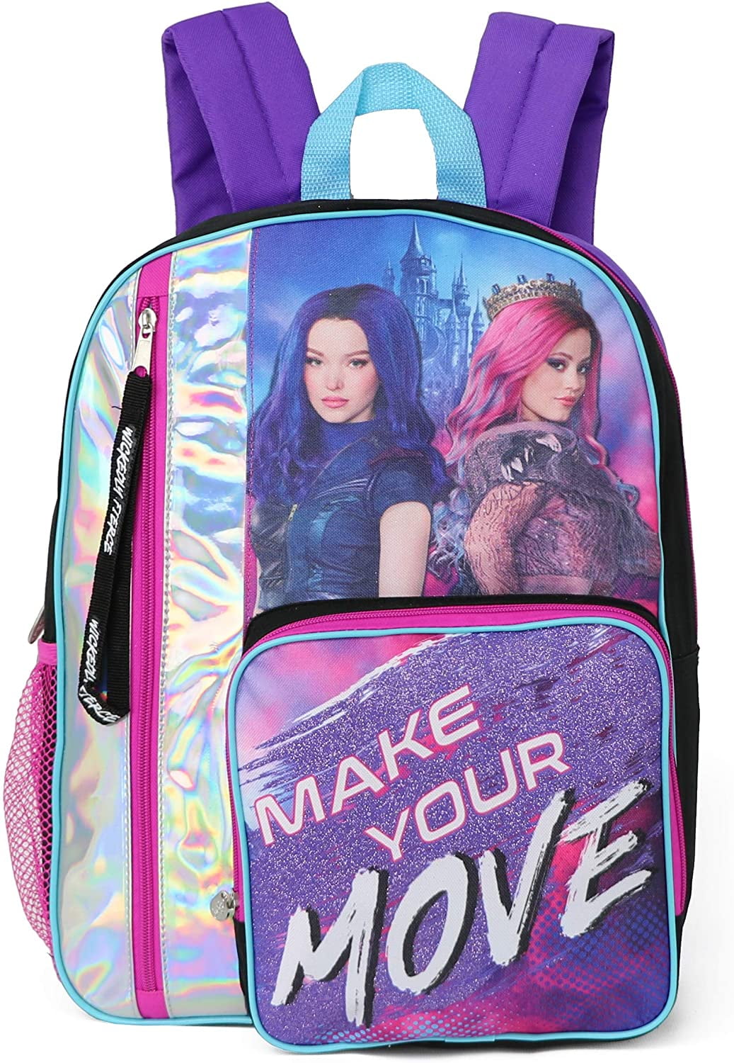 Descendants 3 Mal Starry Backpack School Backpack Laptop Bag Sport Travel Backpack