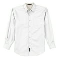 thumbnail image 5 of Yellow Rooster Men's Tall Long Sleeve Easy Care Shirt White/ Light Stone 4X-Large Tall, 5 of 6