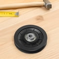 thumbnail image 4 of 2pcs Universal Plastic Pulley Wheel Replacement Plastic Wheel U-Groove Pulley Bearing Roller Fitness Equipment Part For Gym Cable System, 4 of 8