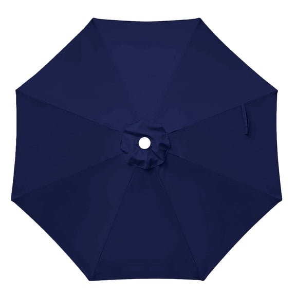 Jorohiker 9ft Patio Umbrella Replacement Canopy Only,Outdoor Table Market Yard Umbrella Top for Outdoor Canopy with 8 Ribs, Blue