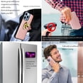 thumbnail image 5 of Detachable Magnetic Wallet Case Compatible with iPhone 13 Pro [6.1 inch] [Folio], RFID Protection Kickstand -Rose Gold, 5 of 5