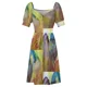 thumbnail image 4 of Vestido sin mangas con corazón morado ropa de playa para mujer traje de verano para mujer, 4 of 5
