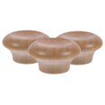 thumbnail image 5 of DRAFIDEEP 3Pcs Fry Pan Lid Knob In Coffee Color Wooden Design For Pot Lid Handle Grip, 5 of 8