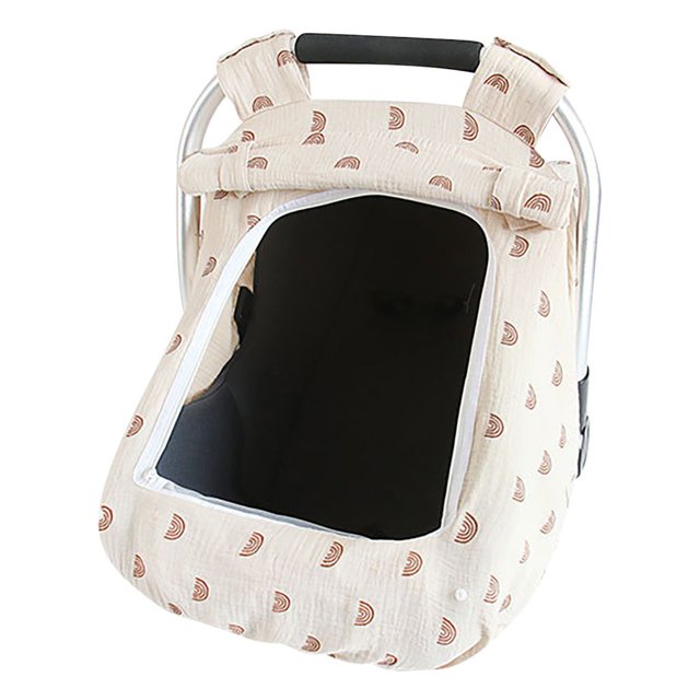 LOVEVER Universal Baby Stroller Windproof Cover - Mesh Breathable Design with 3-Mode Window Muslin Fabric for All-Season Protection