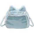 thumbnail image 1 of LHSHID Cat Ear Ita Backpack Cute Bags Kawaii Y2K Bags 3 Ways Crossbody Purse Messenger Bags for Women Shoulder Bag Tote (Pink), 1 of 6