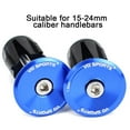 thumbnail image 2 of Compatibility Bicycle Handlebar Plug 16-21mm Inner Diameter Handlebar 23.5mm*15.8mm About 50g As Shown In The Picture) Blue, 2 of 9