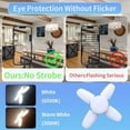 thumbnail image 4 of E27 Foldable Fan Shape LED Bulb Lamp  220V 110V 40 LEDs Light Bulbs For Home Ceiling Lamp Warehouse Garage  White Light 6500, 4 of 10