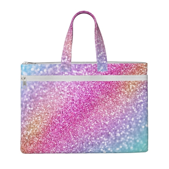 Pofeuu Fun Rainbow Print Laptop Bag Carrying - Computer Bag Laptop Case Shoulder Slim Work Travel