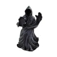 thumbnail image 4 of Estatua misteriosa de túnica negra, escultura gótica, regalo, accesorio fotográfico, suministros para fiestas Sin apoyo, 4 of 9