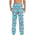 thumbnail image 2 of GZHJMY Penguin Pajama Pants for Men, Lounge Pants Lightweight Men Pajama Bottoms with Drawstring Pockets, Christmas New Year Birthday Gifts, Large, 2 of 6