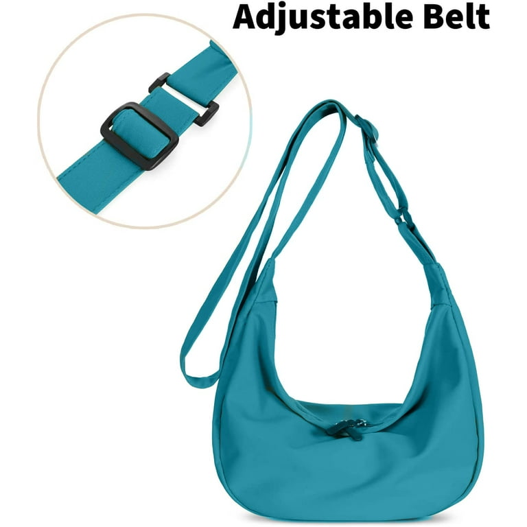 White nylon cheap crossbody bag