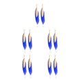 thumbnail image 3 of yingyy Dangle Earrings with Gold Color Small Earrings for Women blue 5Set, 3 of 6