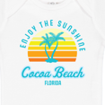thumbnail image 4 of Inktastic Summer Enjoy the Sunshine Cocoa Beach Florida in Blue Boys or Girls Baby Bodysuit, 4 of 5