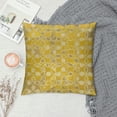 thumbnail image 2 of COMIO  Yellow and White Pillow Sham Ornate Floral Pattern with Swirls Curls Symmetrical Overlap Motifs, Quality Microfiber Bedding Item for All Seasons,Pale Yellow, 2 of 5
