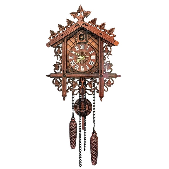 Axioma Antique Wooden Cuckoo Wall Clock for Bedroom Living Room Office Decoration 2