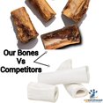 thumbnail image 7 of K9warehouse - Premium Beef Marrow Bones for Aggressive Chewers (2-3") 3-Count - Long-Lasting Chew - Stuffed with Nutrient-Rich Marrow - Dental Treats for All Dogs, 7 of 7