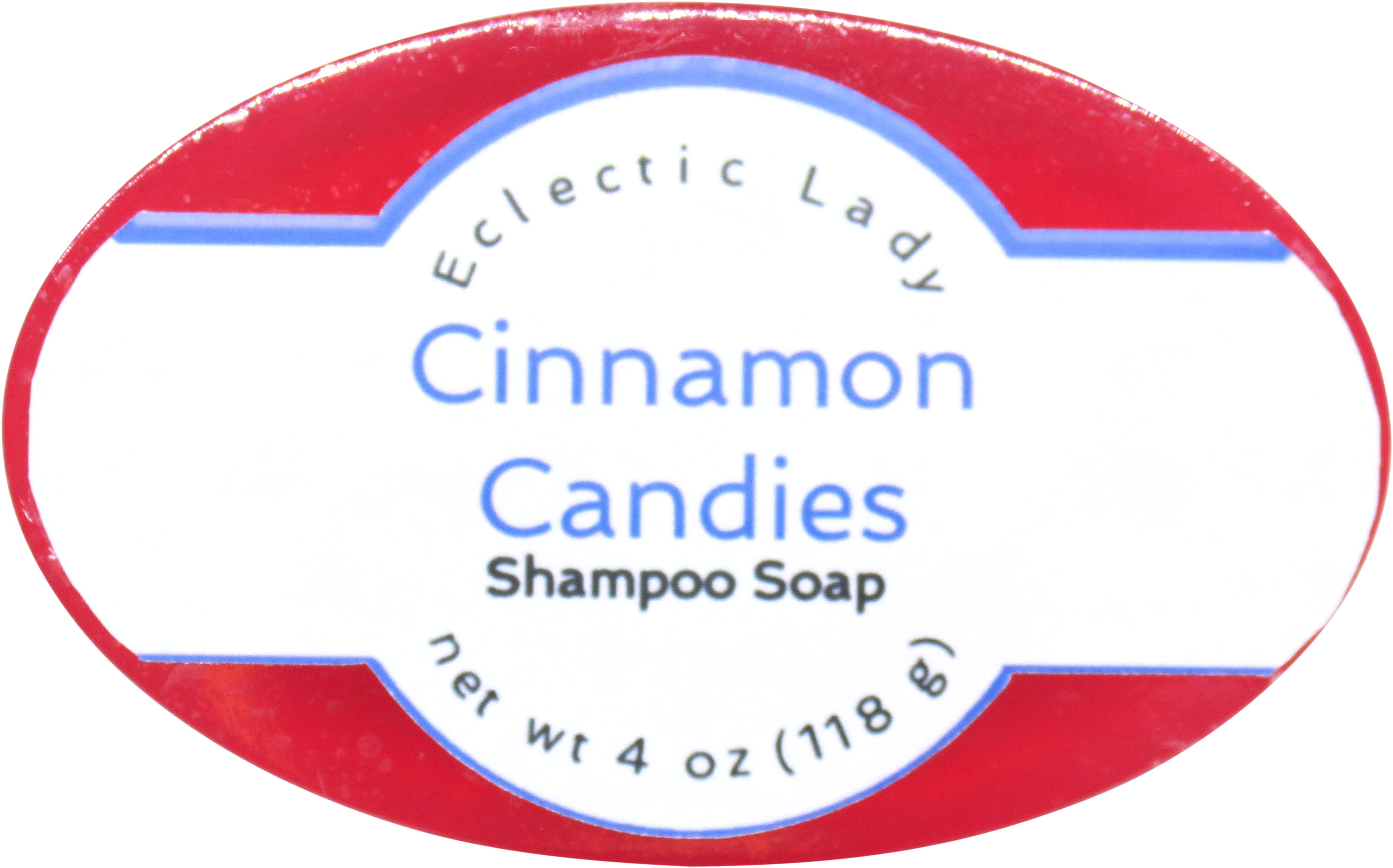 Cinnamon Candies Shampoo Soap Bar by Eclectic Lady, Argan Oil, Silk