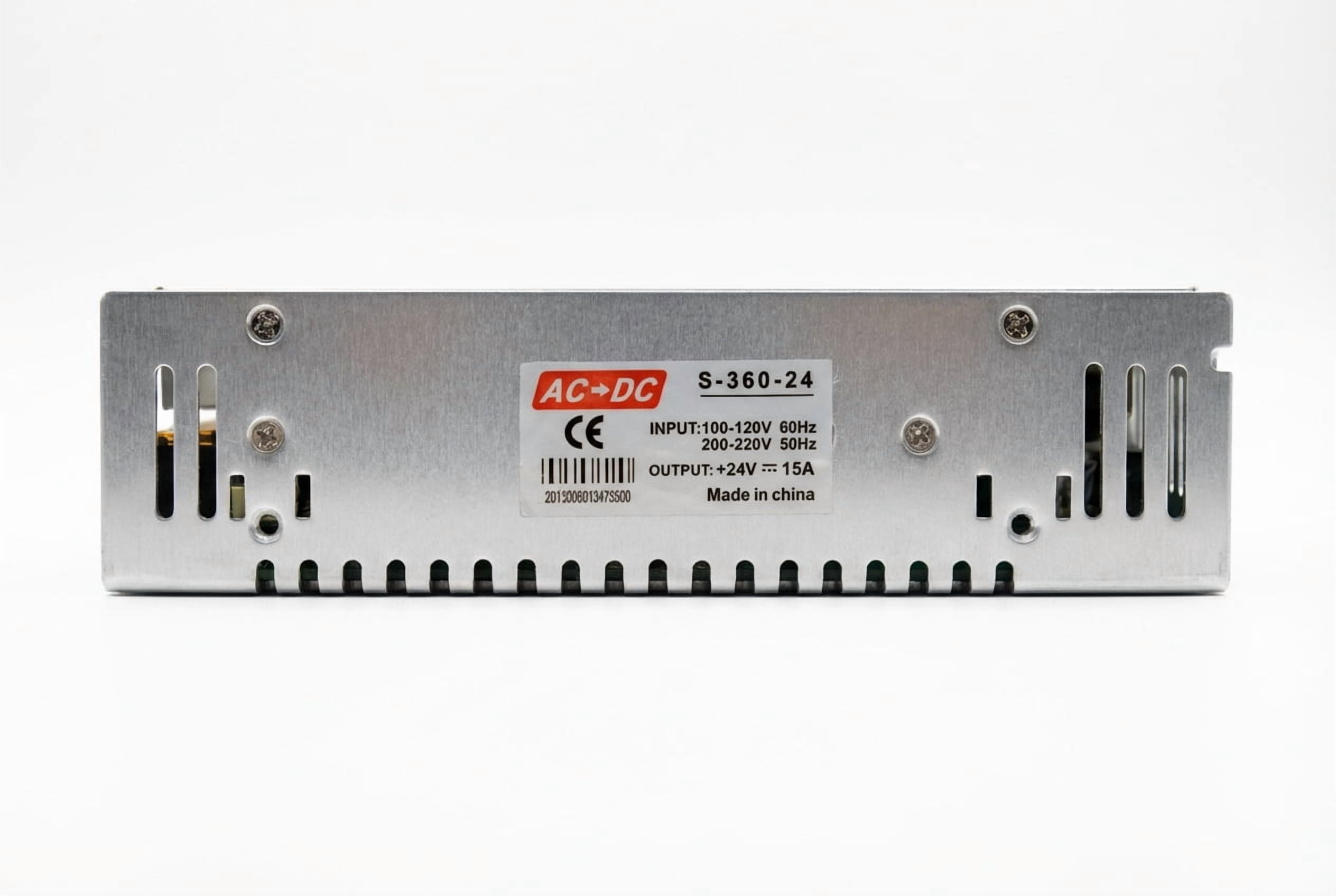 DC 24V 15A LED Driver Power Adapter Converter, AC to DC Transformer for Low Voltage LED Strip Lights