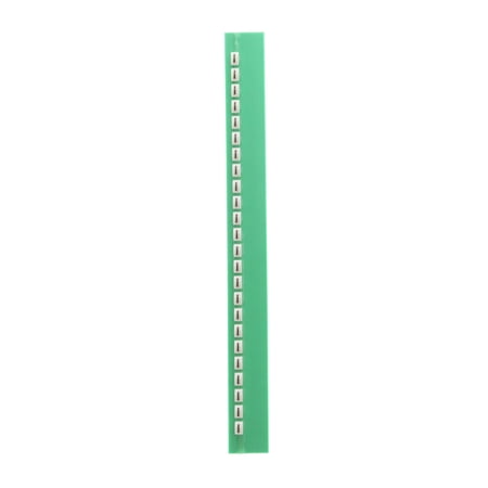 Grafoplast 117MIIBW 3M Trasp System Alphanumeric  I  24-Count Strip (25 Pack)