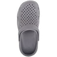 thumbnail image 6 of ABSOLUTE FOOTWEAR Mens Gents Easy Slip On Summer Holiday Garden Mule Sandals Clogs with Moveable Back Strap - Grey - US 8, 6 of 7