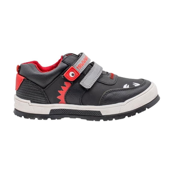 Tenis Niño Mini Vic Monstruo Doble Velcro Antiderrapante negro 16