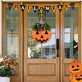thumbnail image 3 of Jimin Halloween Door Sign Hanger Decorations, Cute Halloween Ghost Decor Welcome Wood Wreaths for Front Door Farmhouse Porch Wall Decor Outdoor, 3 of 10
