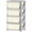 Cream White, variant on 30 Inch 4 Tier Storage Unit Dresser Tower with 4 Drawers, Pink