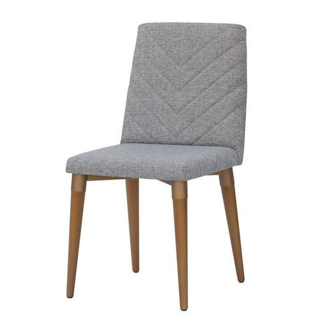 Manhattan Comfort 109253 Utopique Chaise à Manger Chevron&44; Gris