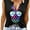 Black, variant on Tank Top Women Lip and Tongue Graphic Print Shirts Casual Yoga Workout Tee Tops
