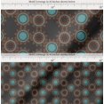 thumbnail image 2 of Soimoi Gray Cotton Voile Fabric Sun Mandala Decor Fabric Printed Yard 56 Inch Wide, 2 of 7