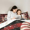thumbnail image 5 of jejeloiu Cute Gnome Full Size Comforter Sets,Green Christmas Tree Bedding Comforter Set,Happy New Year Bedding Sets For Child,Super Cozy Room Decor Reversible,3-Piece, 5 of 8