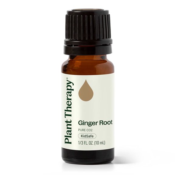 Plant Therapy Ginger Root CO2 Essential Oil 100% Pure, Undiluted, Natural Aromather 10 mL (1/3 oz)