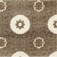 thumbnail image 2 of Prisma Karma Brown Rug 53"x76" Modern Solid Color Faux Silk Design, 2 of 4