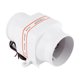 thumbnail image 1 of Ventilateur de cale électrique en ligne 4 po 270 pi3/min, accessoire pour bateau, 12 V, blanc, 1 of 4