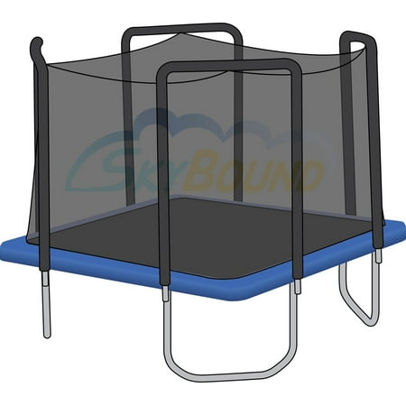 SkyBound 13x13-Foot Square Trampoline Net - Fits 4 Arch Enclosures