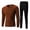 Brown, variant on XRoczxe Men’s Thermal Underwear Set, Soft Fleece‑Lined Long Johns Winter Warm Base Layer Top & Pants
