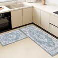 thumbnail image 5 of Kitchen Rugs Sets of 3 Non Slip Washable Kitchen Mats for Floor, Waterproof Kitchen Runner Rug, Floor Mat Carpet for Entryway, Laundry, Sink, Hallway, Bathroom, 5 of 10