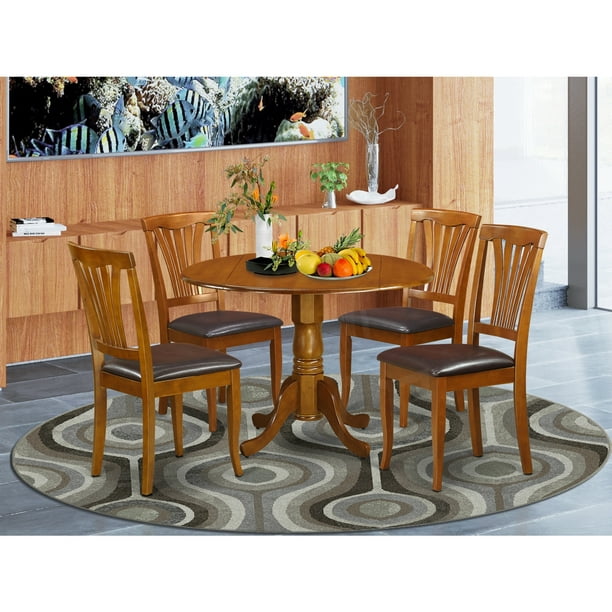 Kitchen Table Set Dining And 4, Seating Round Tables Numbers