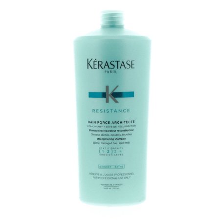 Kerastase Bain Force Architecte | Reconstructing Shampoo For Damaged Hair, 34 fl.oz.